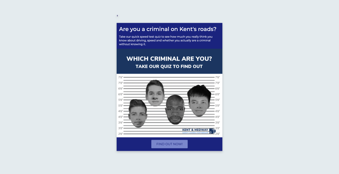 Which criminal are you? Take our quiz to find out